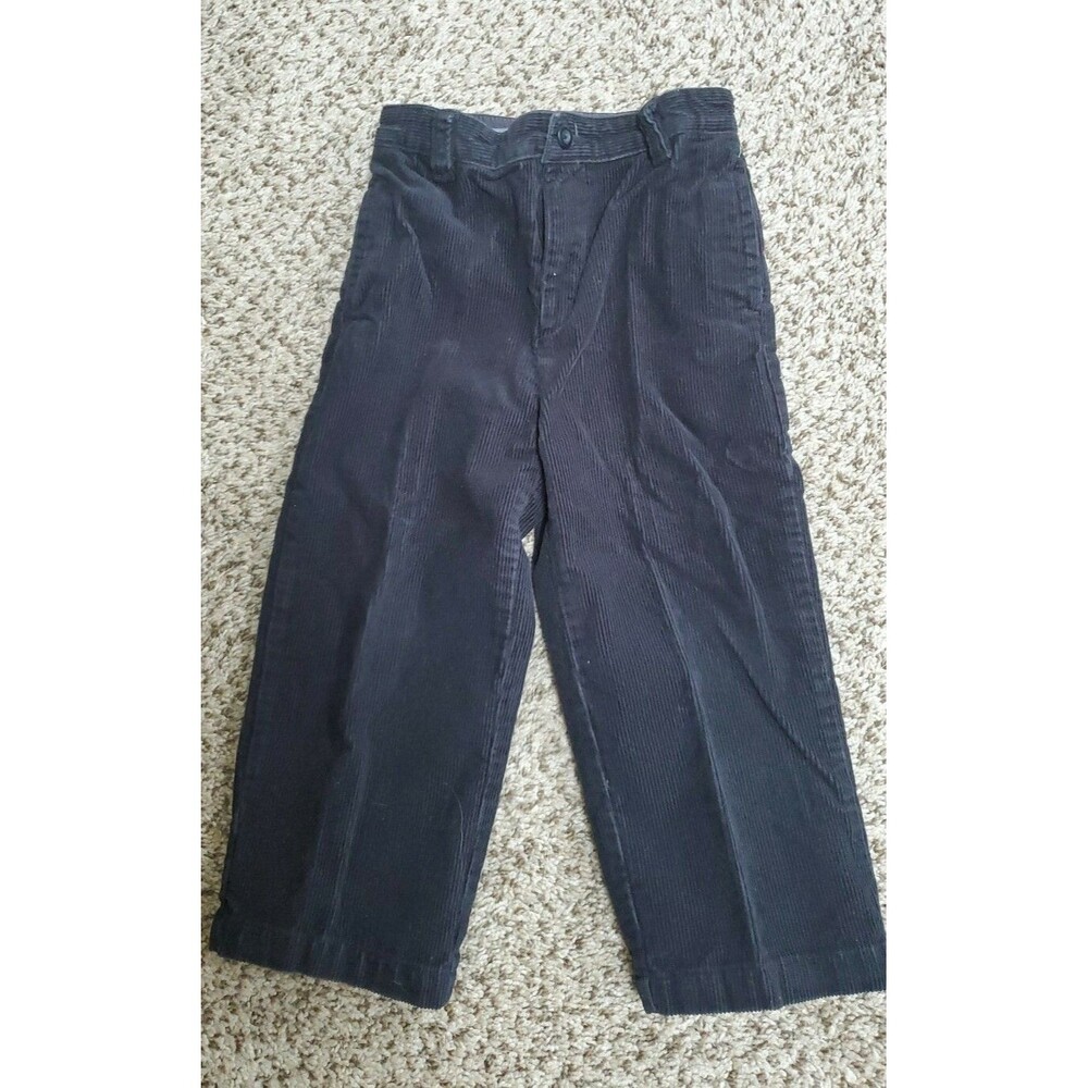 Boy's 3t The Children's Place corduroy black pants